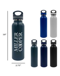 Aurora 20 oz. Vacuum Stainless Steel Water Bottle