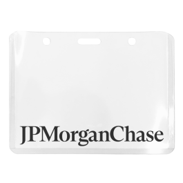 4.5*3.6 Horizontal Vinyl Badge Holder