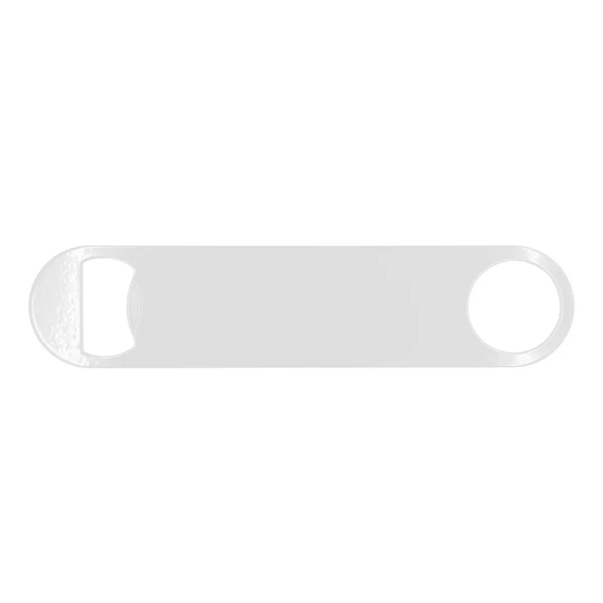 [KPQ-S178- White] 7" Long Neck Paddle Bottle Opener (White)