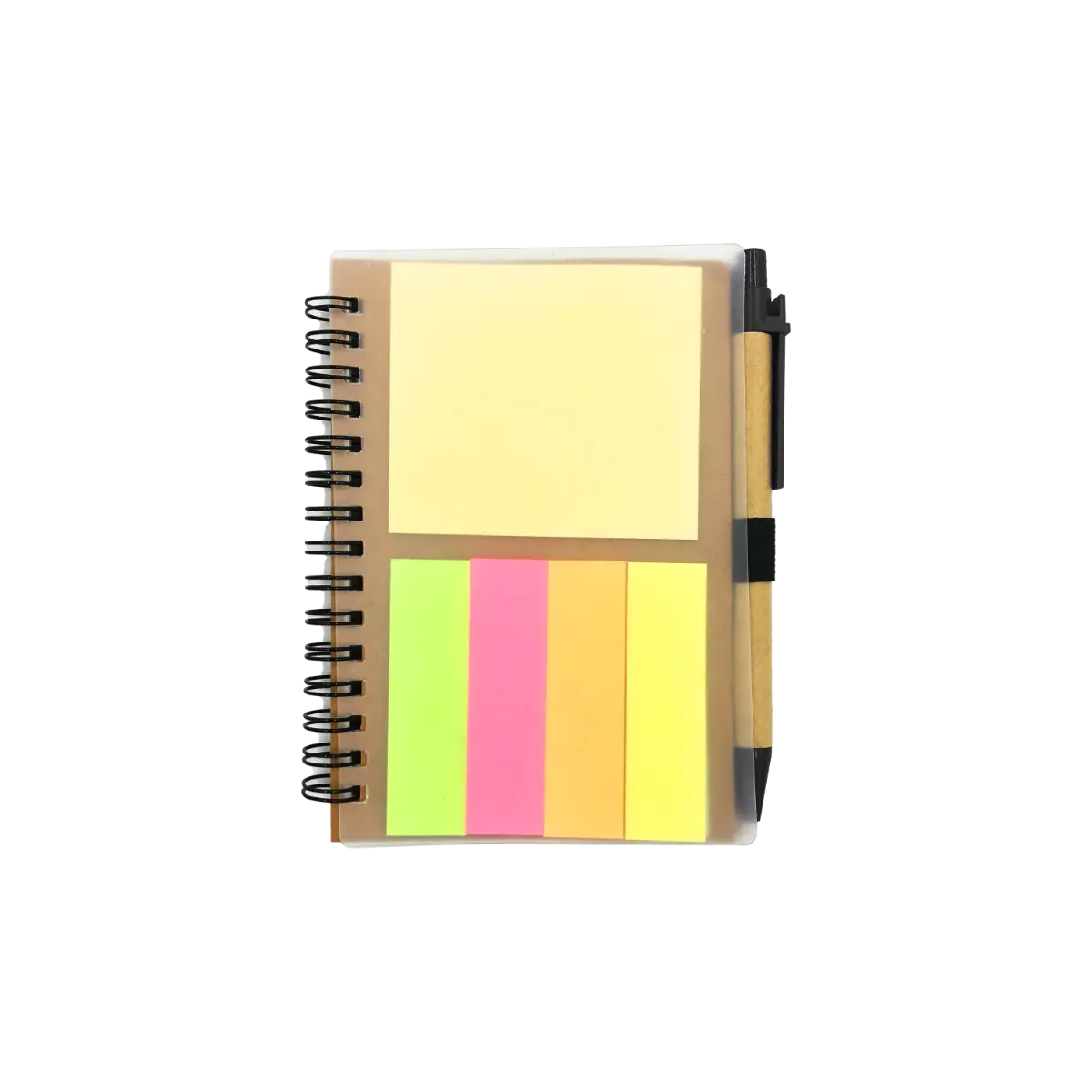 [KX-211- Black] Eco-Friendly Complete Set Spiral Notebook (Black)