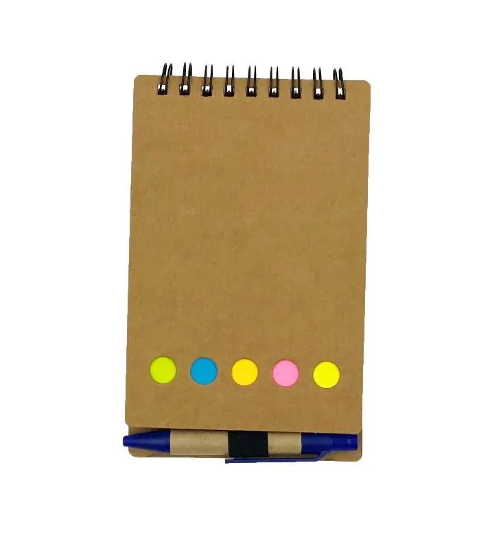[PX-238- Green] Eco-Friendly Complete Set Spiral Notepad Jotter With Pen (Green)