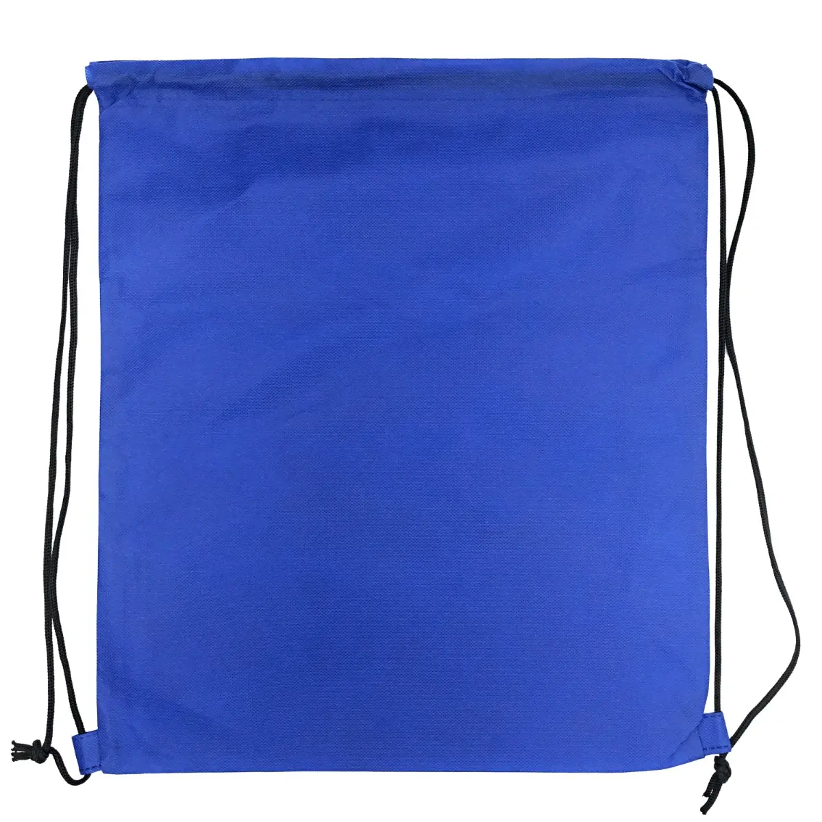 [WJ10870- RB] Non-woven Tundra Drawstring Bag (14in W x 17in H) (Royal Blue)
