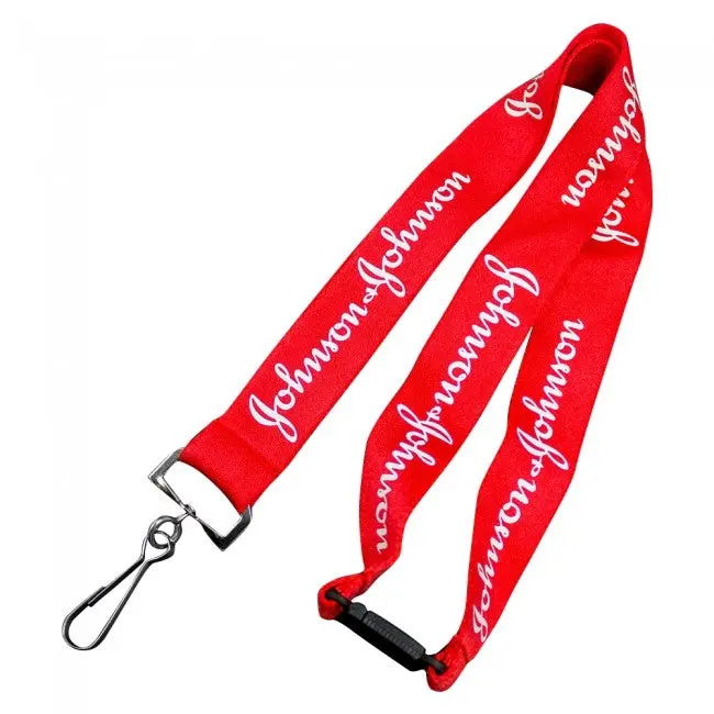 1" Eco-friendly Bamboo Lanyard with Safety Breakaway