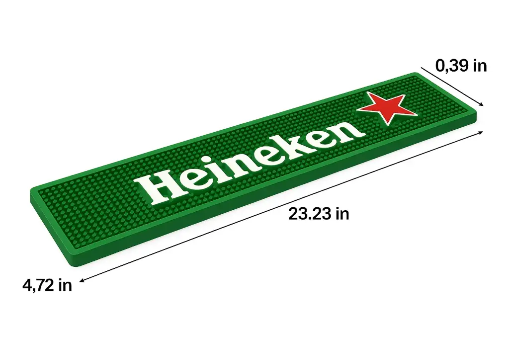 Premium PVC Bar Mat 23.23"*4.72"*0.39"