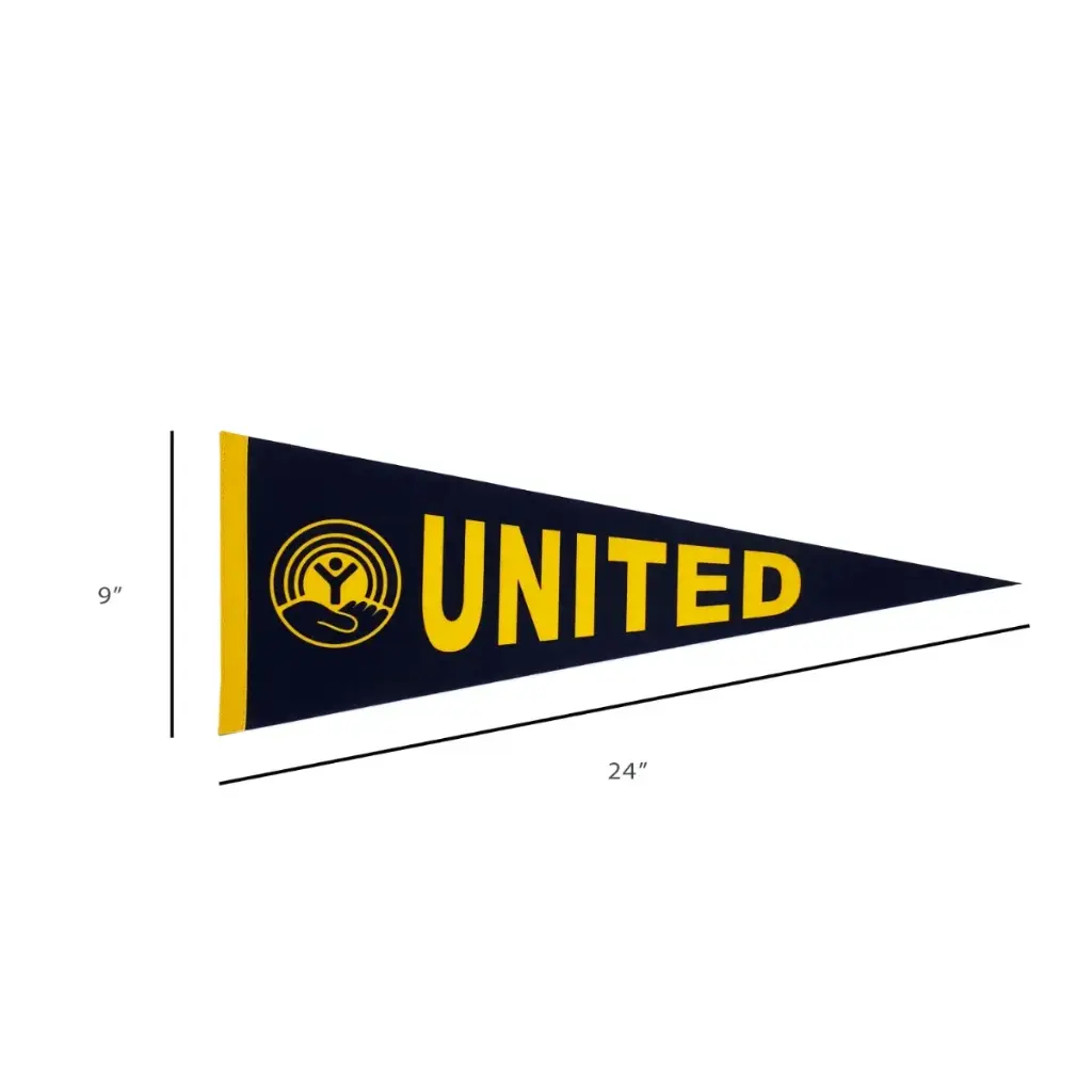 [PF-01L] 24" x 9" Large Pennant Flag