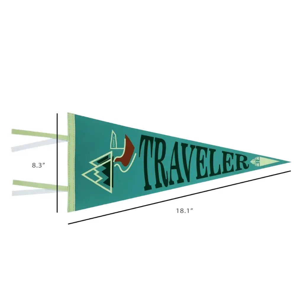 [PF-01M] 18.10" x 8.26" Medium Pennant Flag