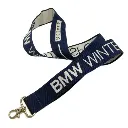 5/8" Woven Lanyard with Buckle Release and Retractable Reel