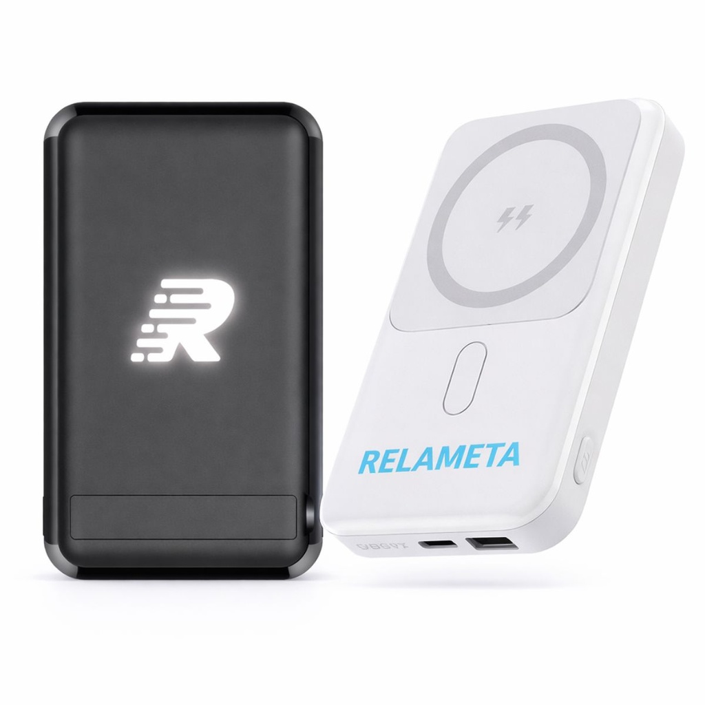 10,000mAh Power Bank with Magnetic Wireless Charging