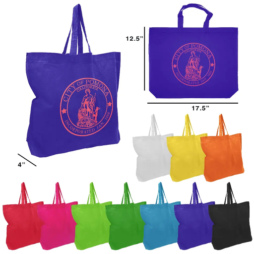 [B802] Non-Woven Bag - Slant Lily Bag (18" x 14" x 4")