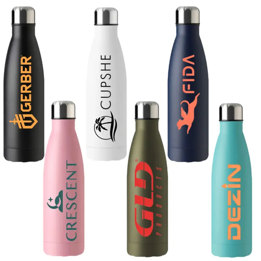 [CN-13] Fortis 17oz Vaccumm Stainless Steel Cola Shape Bottle