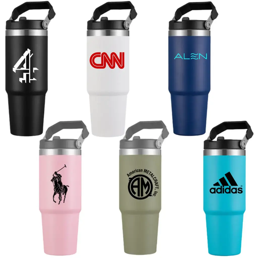 [CN-81] 30oz Mamooth Double Wall Stainless Steel Tumbler with Handle