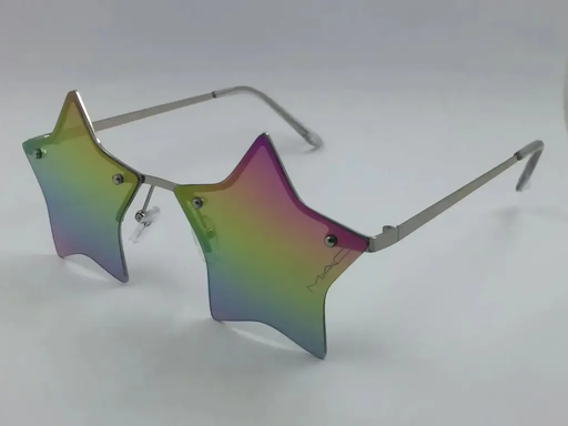 [CU-140] Semi Rimless Star Shaped Sunglasses
