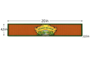 Premium PVC Bar Mat 20'*4.5'*0.5' 