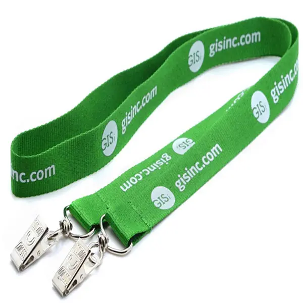 3/8" Screen Printed Recycled Double Ended Attachement Lanyard