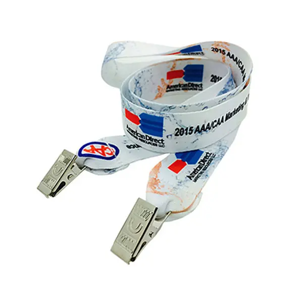 1/2" Full Color Double Ended Attachement Lanyard