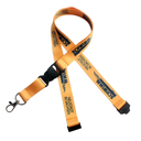 1" x 36" Full Color Polyester Lanyard with Safety Breakaway and Buckle Release