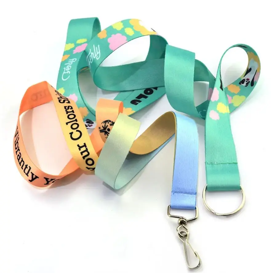 3/8" Full Color Polyester Lanyard