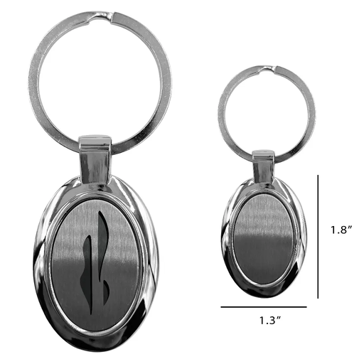[HJ-1902] Oval Keyring