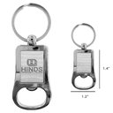 Square Bottle Opener Keyring