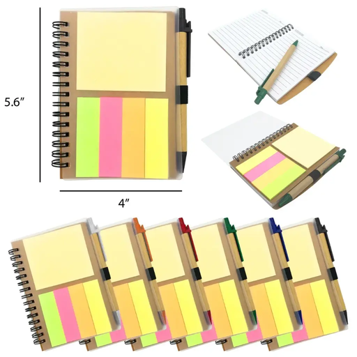 [KX-211] Eco-Friendly Complete Set Spiral Notebook