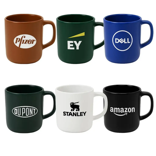 [LS-568] 18OZ 15% RECYCLING CERAMIC MUG WITH TRIANGLE BOTTOM