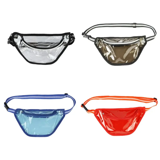 [LS-TPU601] Clear Fanny Zipper Waist Pack