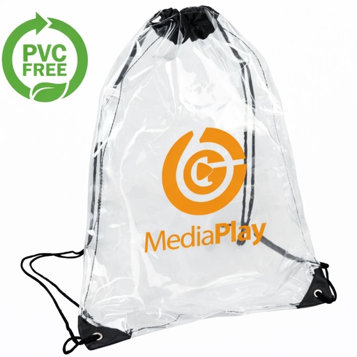 [LS-TPU602] Clear Drawstring Bag