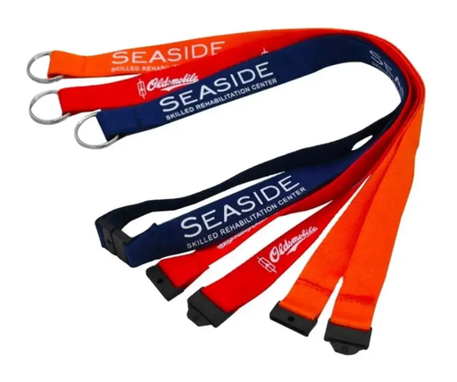 [PLYD-1-SB] 1" x 36" Polyester Silkscreen Lanyard with Safety Breakaway