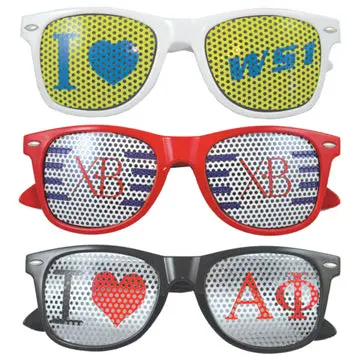 [SB-5051-MESH] San Marino Sunglasses w/ Full Lens Imprint on Mesh Decal