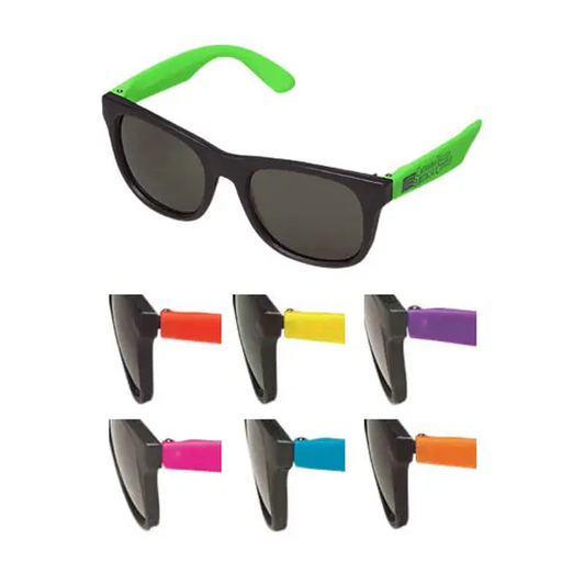 [SB-5322RS-OS] Children's Black Frame Irvine Sunglasses