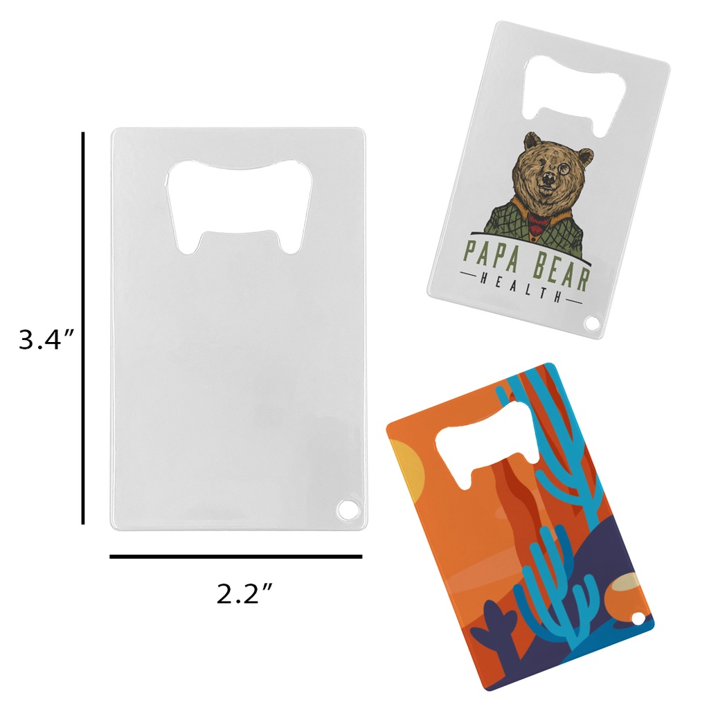 Full Color Credit Card  Bottle Opener