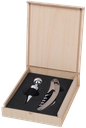 Stainless Wine Opener and Stopper, Light Case Set