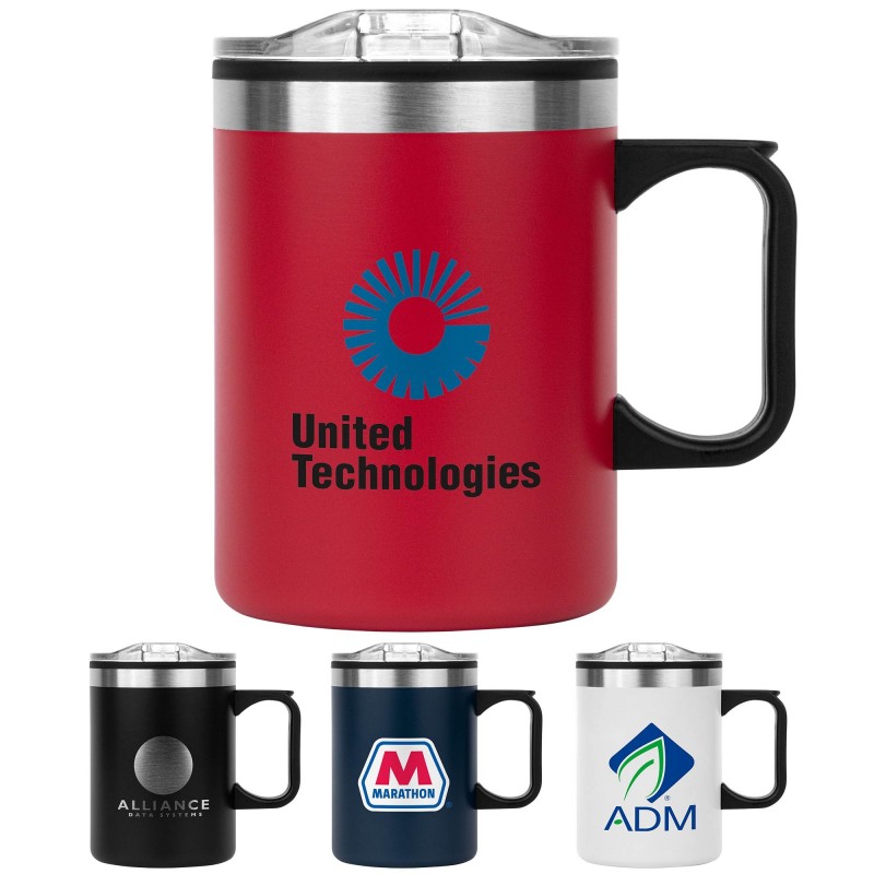 14oz. Stainless Camping Mug W/Handle