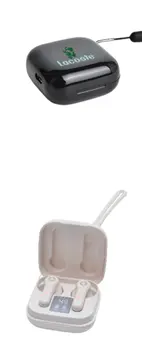 Big Screen Display TWS Touch Sensor Earbuds w/Charging Case