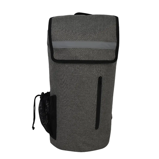 [VPS-9017] PREMIUM 20L GRAY WATERPROOF SPORT BAG WITH OUTER ZIPPER