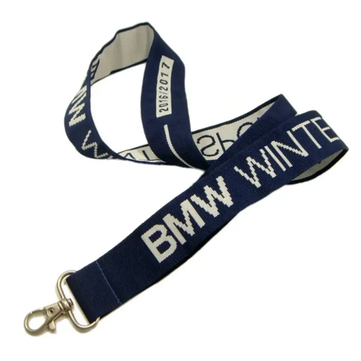 [WLYD-34-BRRR] 3/4" Woven Lanyard with Buckle Release and Retractable Reel