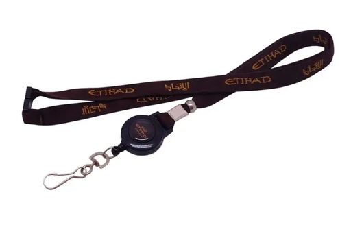 [WLYD-34-RR] 3/4" Woven Lanyard with Retractable Reel