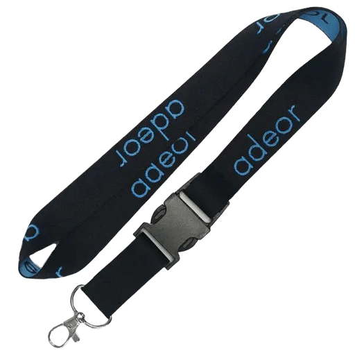 [WRLYD-34-BR] 3/4" Recycled PET Eco-friendly Woven Lanyard with Buckle Release