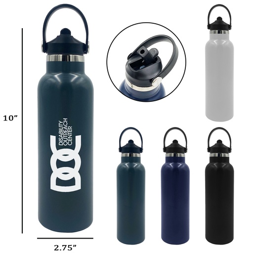 [YA580] Boreal 20 oz. Vacuum Stainless Steel Water Bottle